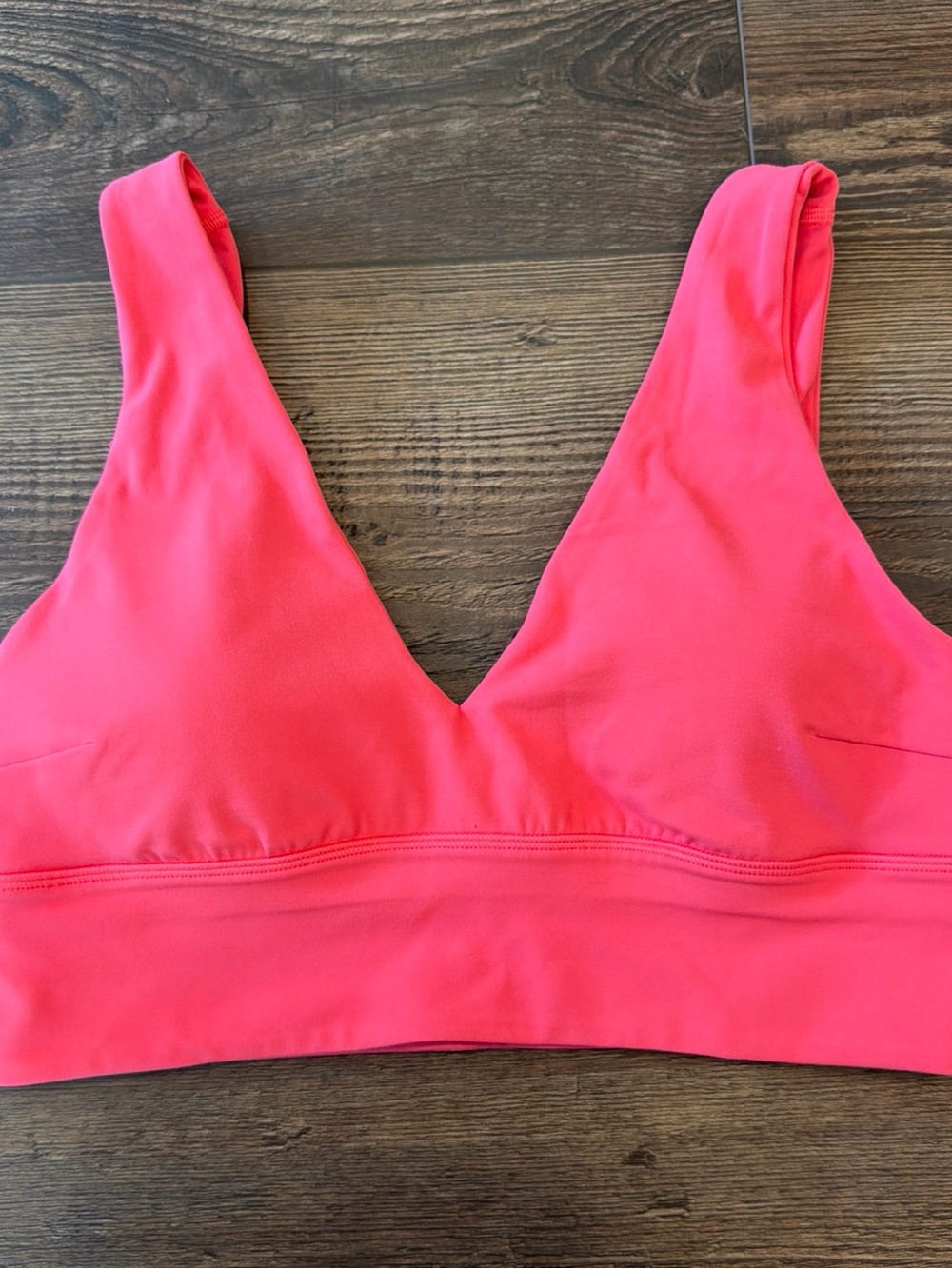 Lululemon Glaze Pink V-Neck Align Bra size 10